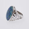 Large Mosaic Opal Ring - 2