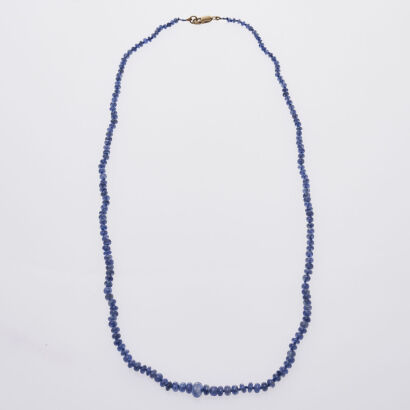 Sapphire Bead Necklace