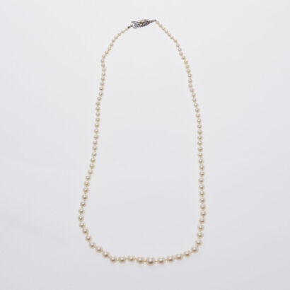 Vintage Akoya Pearl Necklace