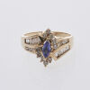 14ct Tanzanite and Diamond Ring