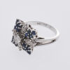 14ct Diamond and Sapphire Ring - 2