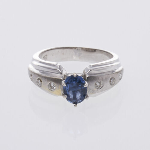 18ct Sapphire and Diamond Ring