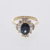 14ct Sapphire and Diamond Ballerina Ring