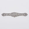 Platinum Art Deco Style Diamond Brooch