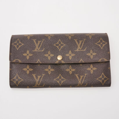 Louis Vuitton Monogram Pochette Monnaie Long Wallet