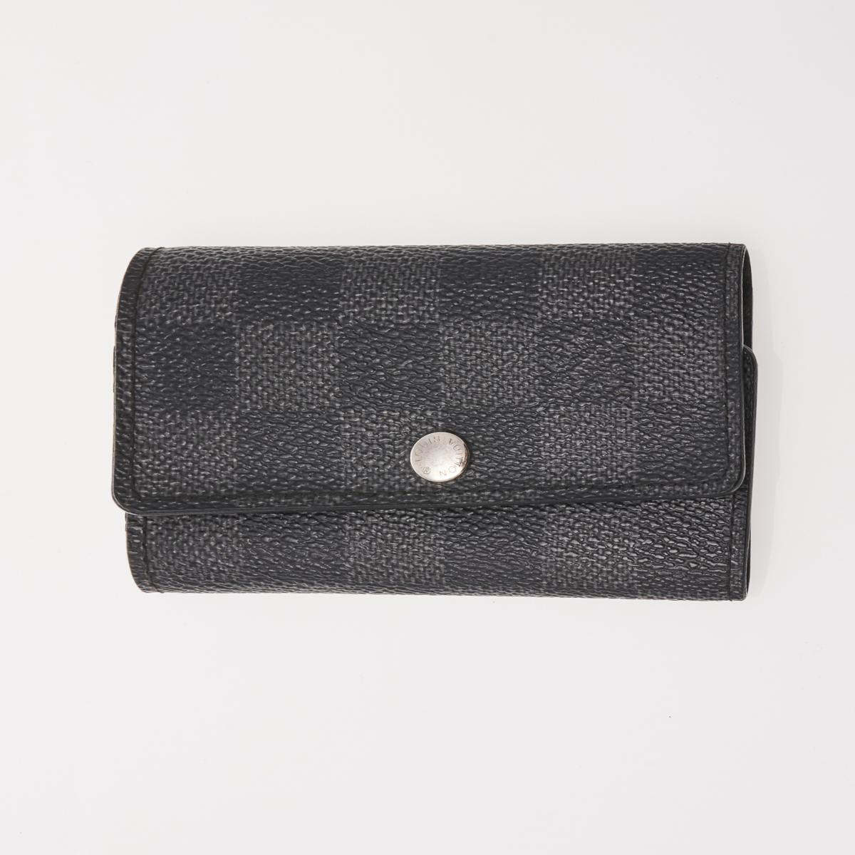 Louis Vuitton Damier Graphite Key and Coin Pouch