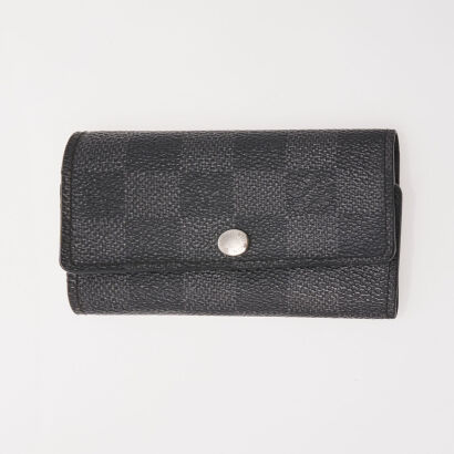 Louis Vuitton Graphite Damier 6 Key Holder