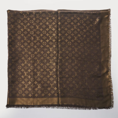 Louis Vuitton Brown Shine Shawl