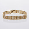 18ct Tricolour Gold Bracelet