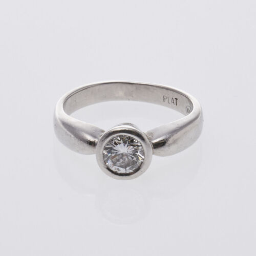 Platinum Diamond Solitaire Ring