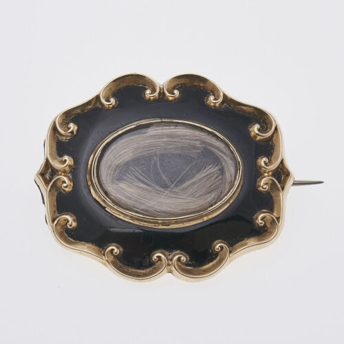 Victorian Mourning Brooch