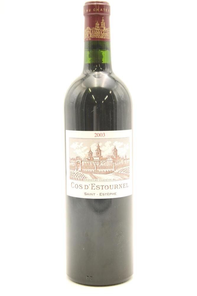 1) 2003 Chateau Cos d'Estournel, Saint-Estephe [JR17.5] [WE95]