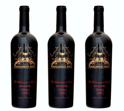 (3) 2009 Raysun Wines 'Kangaroo King' Winemaster's Reserve Shiraz, Barossa Valley