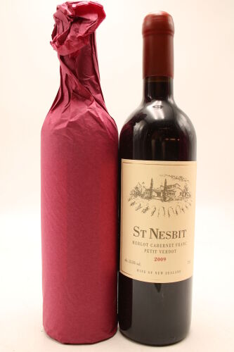 (2) 2009 St Nesbit Cabernet Merlot Petit Verdot, Auckland