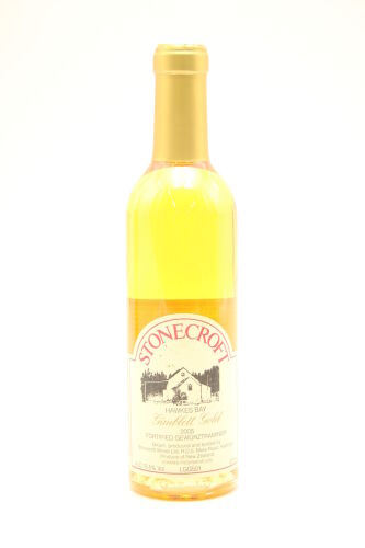 (1) 2005 Stonecroft Fortified Gewurztraminer Gimblett Gold, Gimblett Gravels, 375ml