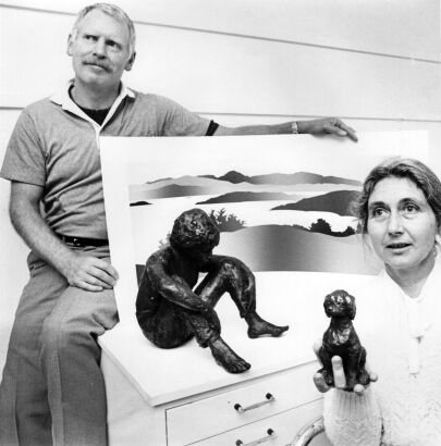 PHOTOGRAPHER UNKNOWN Malcolm Warr with Maree Lawrence