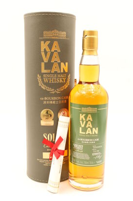 (1) Kavalan Solist EX-Bourbon Cask 70cl 57.8% alc. 噶玛兰经典独奏波本桶单一麦芽威士忌