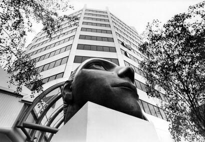 NICOLA BROWNE "Grand Hill" by sculptor Terry Stringer