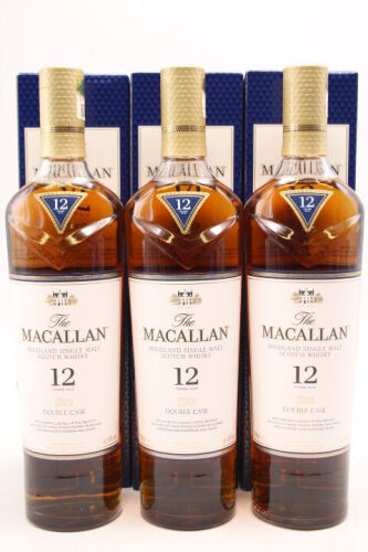 (3) The Macallan Double Cask 12 year old, Highland Single Malt Scotch Whisky, Scotland, 43% ABV