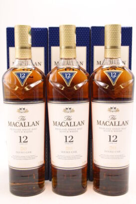 (3) The Macallan Double Cask 12 year old, Highland Single Malt Scotch Whisky, Scotland, 43% ABV