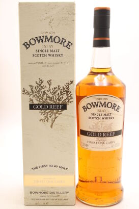 (1) Bowmore Gold Reef Single Malt Scotch Whisky, 43% ABV, 1000ml