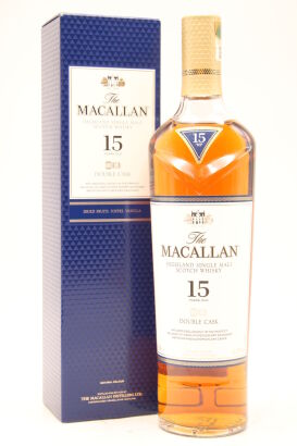 (1) The Macallan 15Yo Double Cask Single Malt Whisky, 43% ABV, 700ml