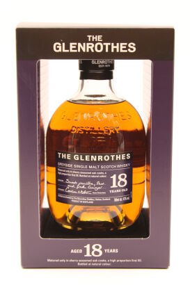 (1) Glenrothes 18 Year Old Speyside Single Malt Scotch Whisky 70cl 43% alc.