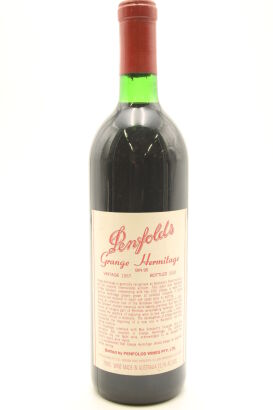 (1) 1987 Penfolds Grange Bin 95, South Australia [JR18] [BC98] (MS)