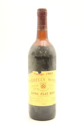 (1) 1983 Tyrrell's Wines Long Flat Red, Hunter Valley (MS)