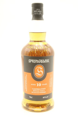 (1) Springbank 10 Year Old Single Malt Scotch Whisky, 46% ABV