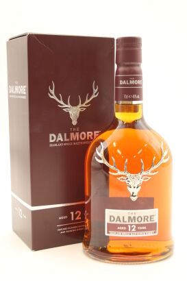 (1) The Dalmore 12 Year Old Single Malt Scotch Whisky, 40% ABV