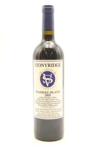 (1) 2005 Stonyridge Vineyard Larose, Waiheke Island