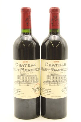 (2) 2003 Chateau Haut-Marbuzet, Saint-Estephe [WE93]