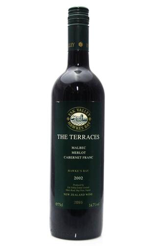 (1) 2002 Esk Valley 'The Terraces' Malbec/Merlot/Franc
