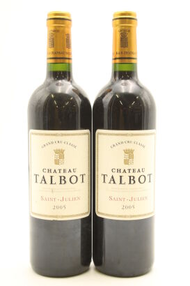 (2) 2005 Chateau Talbot, Saint-Julien [JR16.5] [WE93]