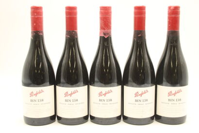 (5) 2010 Penfolds Bin 138 GSM Grenache Shiraz Mourvedre, Barossa Valley