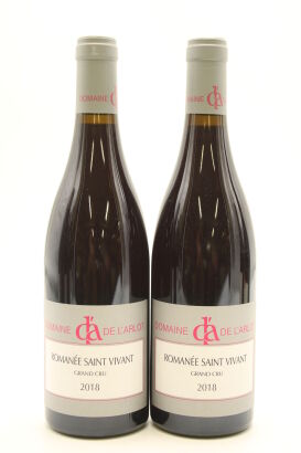 (2) 2018 Domaine de L'Arlot Romanee-Saint-Vivant Grand Cru, Cote de Nuits [JR17.5]