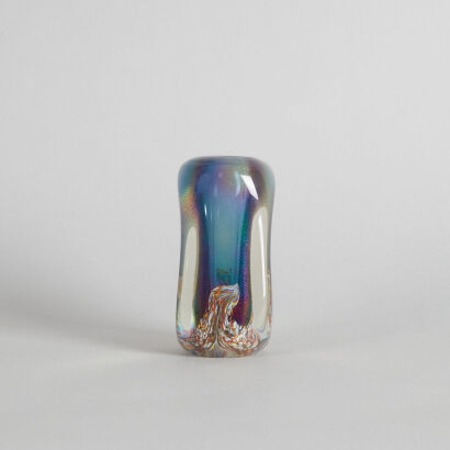 A Dominic Labino Art Glass Vase