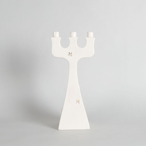 A Mid-Century Ceramic Candlestick