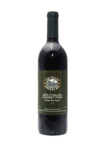 (1) 1992 Esk Valley Reserve Merlot/Malbec/Franc