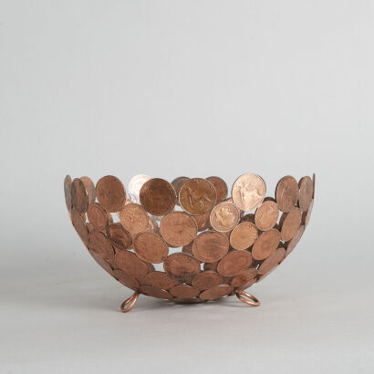 A Hand Crafted Penny Bowl