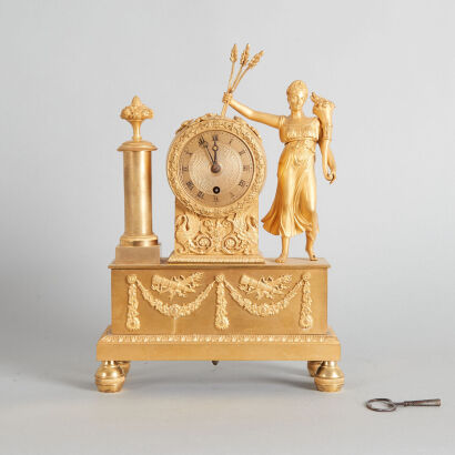 A French Empire Mantel Clock