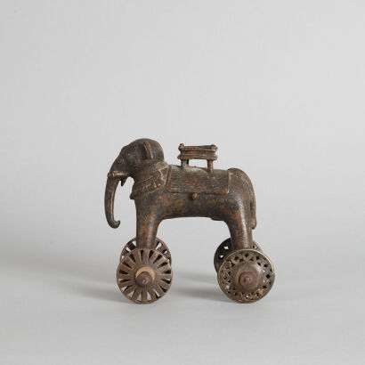 A Early 19th-Century Hindu Bronze Temple Toy