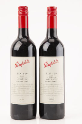 (2) 2009 Penfolds Bin 169 Cabernet Sauvignon, Coonawarra