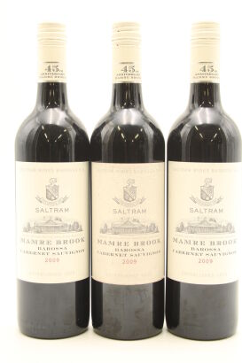 (3) 2009 Saltram Mamre Brook Cabernet Sauvignon, Barossa Valley [JO94]