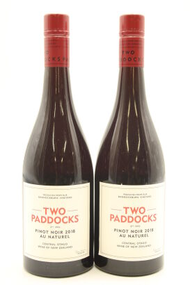 (2) 2018 Two Paddocks 'Au Naturel' Pinot Noir, Bannockburn