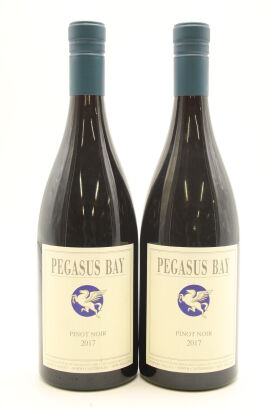 (2) 2017 Pegasus Bay Pinot Noir, Waipara Valley