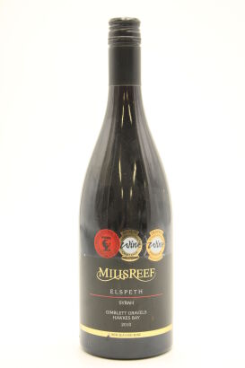 (1) 2010 Mills Reef Elspeth Syrah, Gimblett Gravels [JR16] [BC95]