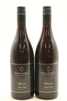 (2) 2017 Villa Maria Reserve Pinot Noir, Marlborough [JR16]