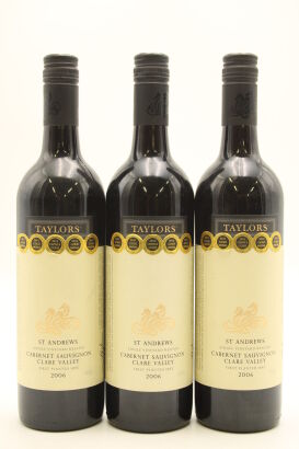 (3) 2006 Taylors Wakefield St Andrews Cabernet Sauvignon, Clare Valley [JR17]